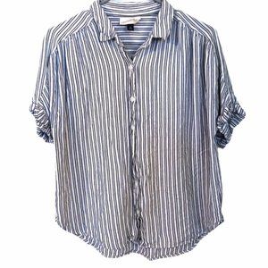 Universal Thread Loose Fit Striped Button Down